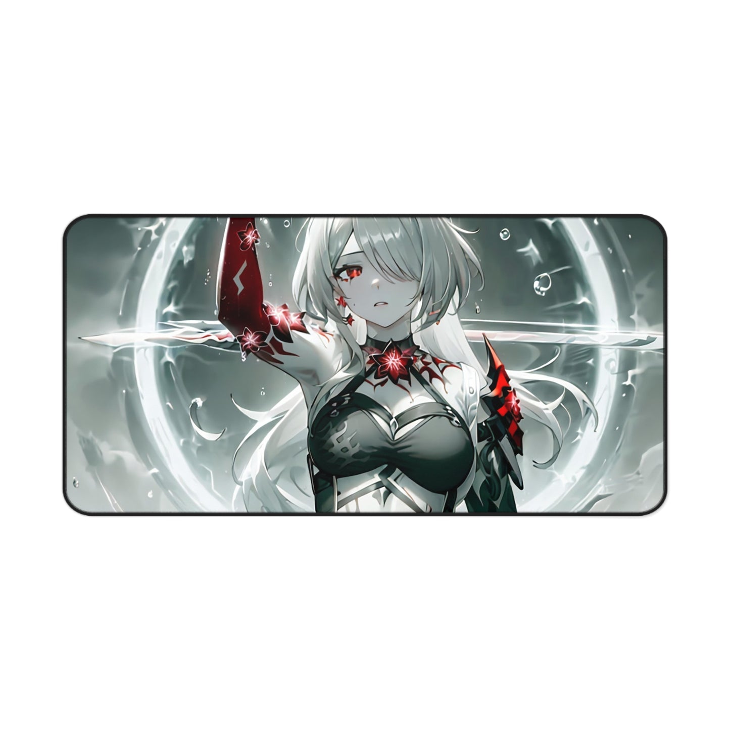 Acheron White 002 Desk Mat