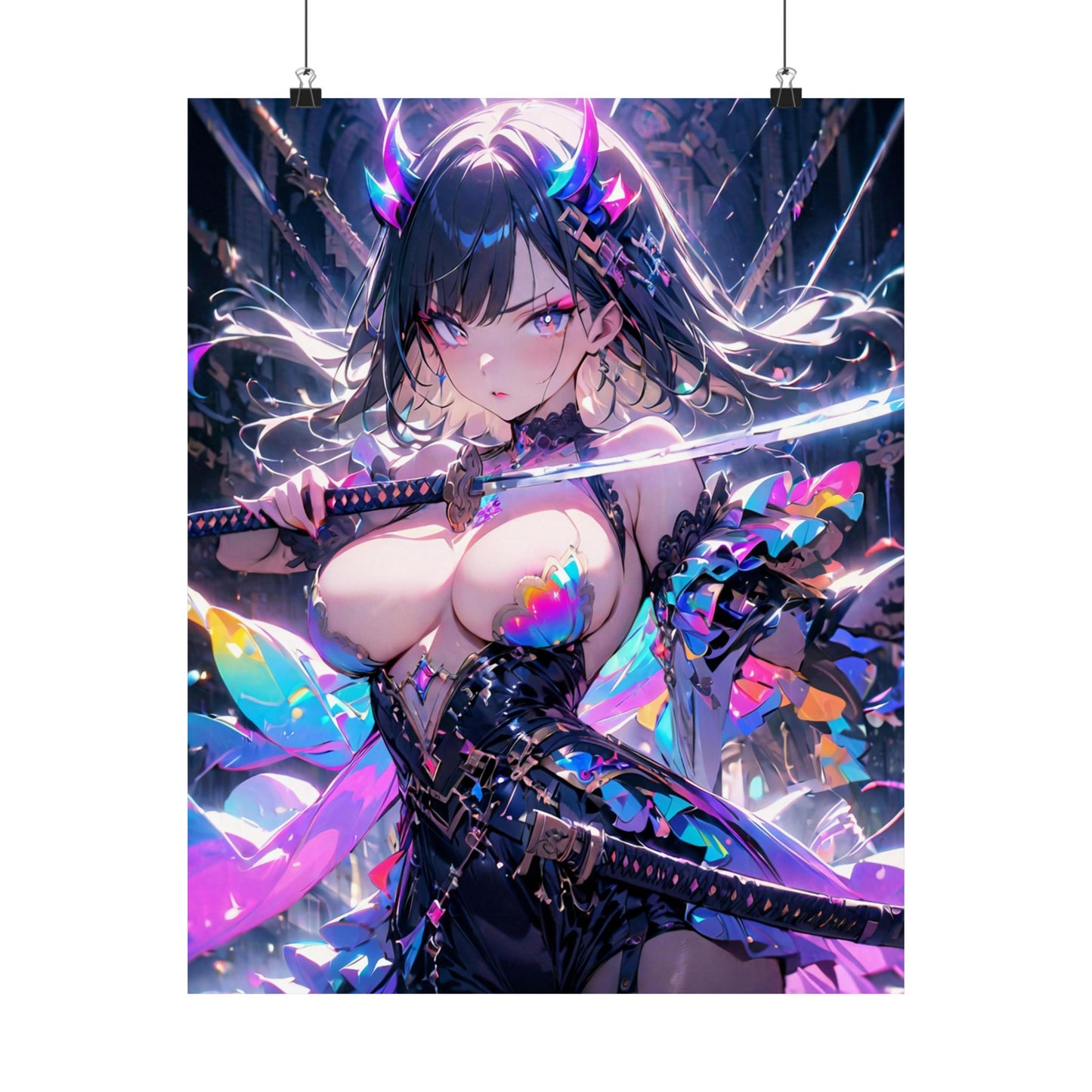 Luminous Allure Vertical Posters