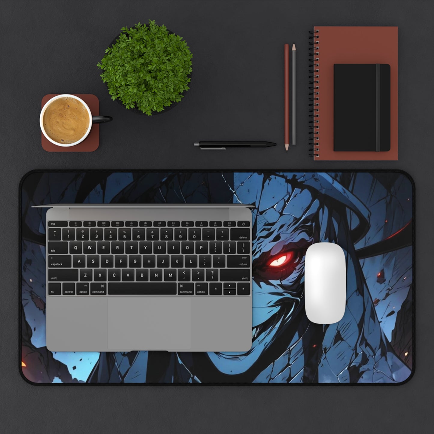 Statue of God Desk Mat