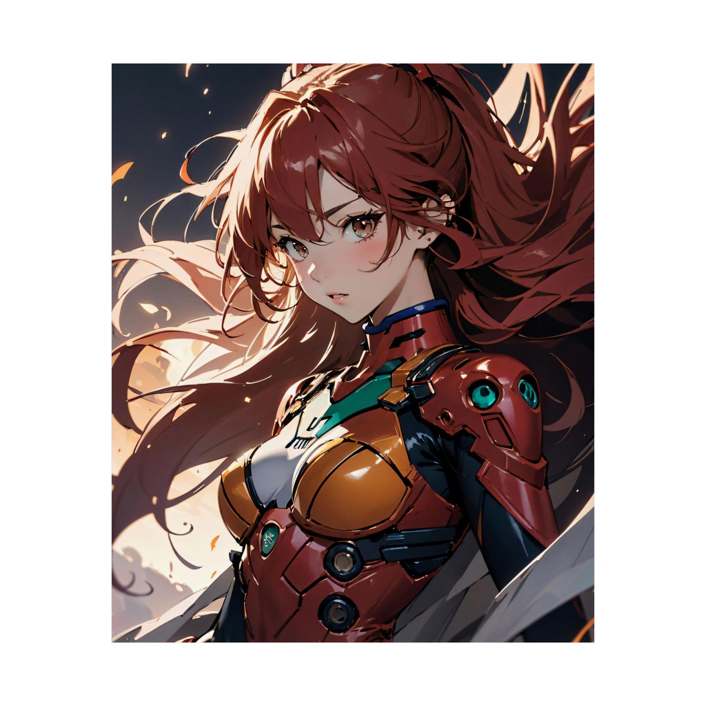 Asuka Soryu 003 Matte Vertical Posters