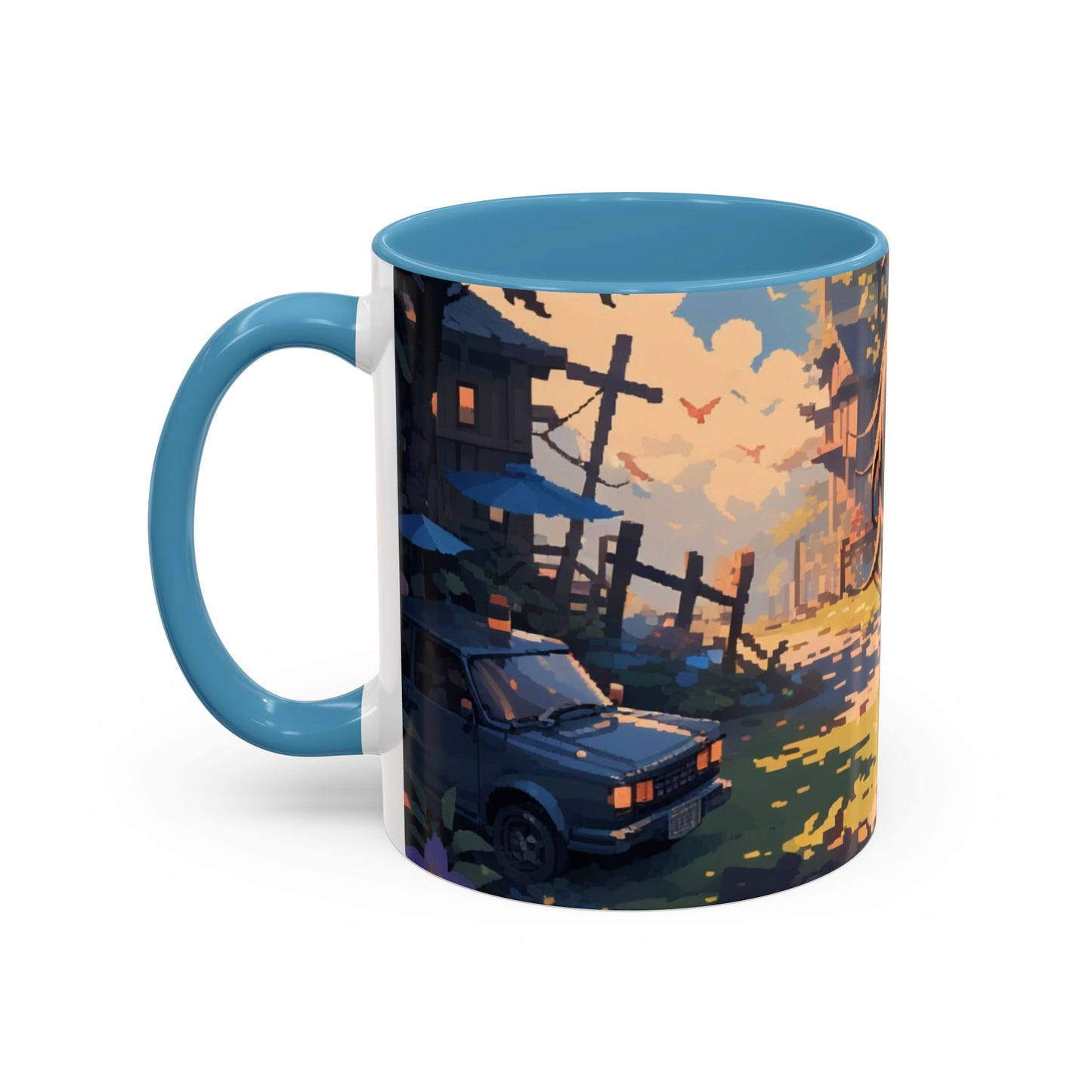 Pixely Chibi Tifa Coffee Mug