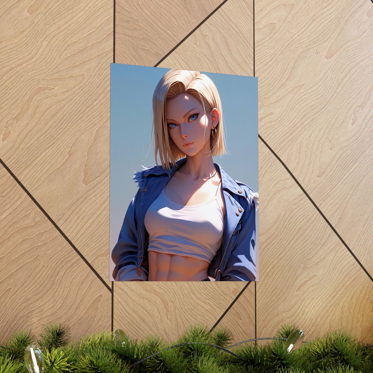 Android 18 002 Vertical Posters