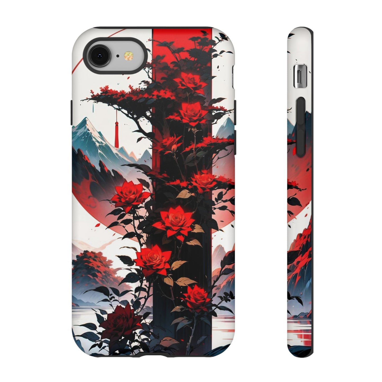 Crimson Bloom Tough Cases