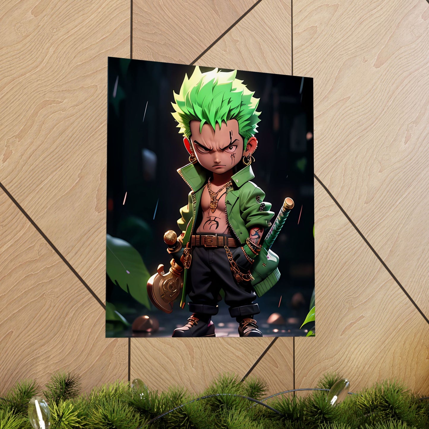Roronoa Zoro 2.5D Matte Vertical Posters
