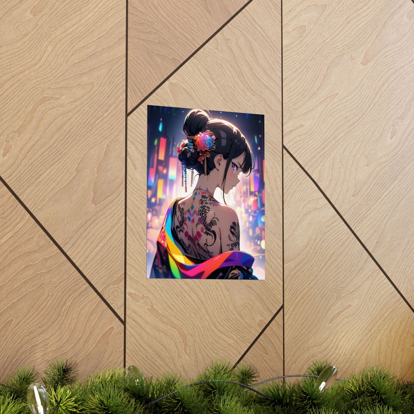 Kaleidoscopic Vertical Posters