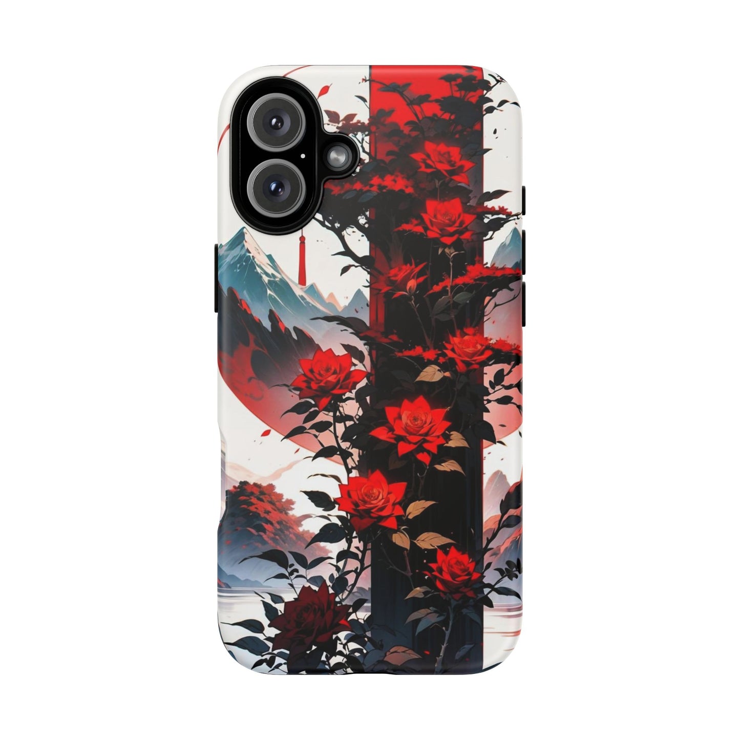 Crimson Bloom Tough Cases