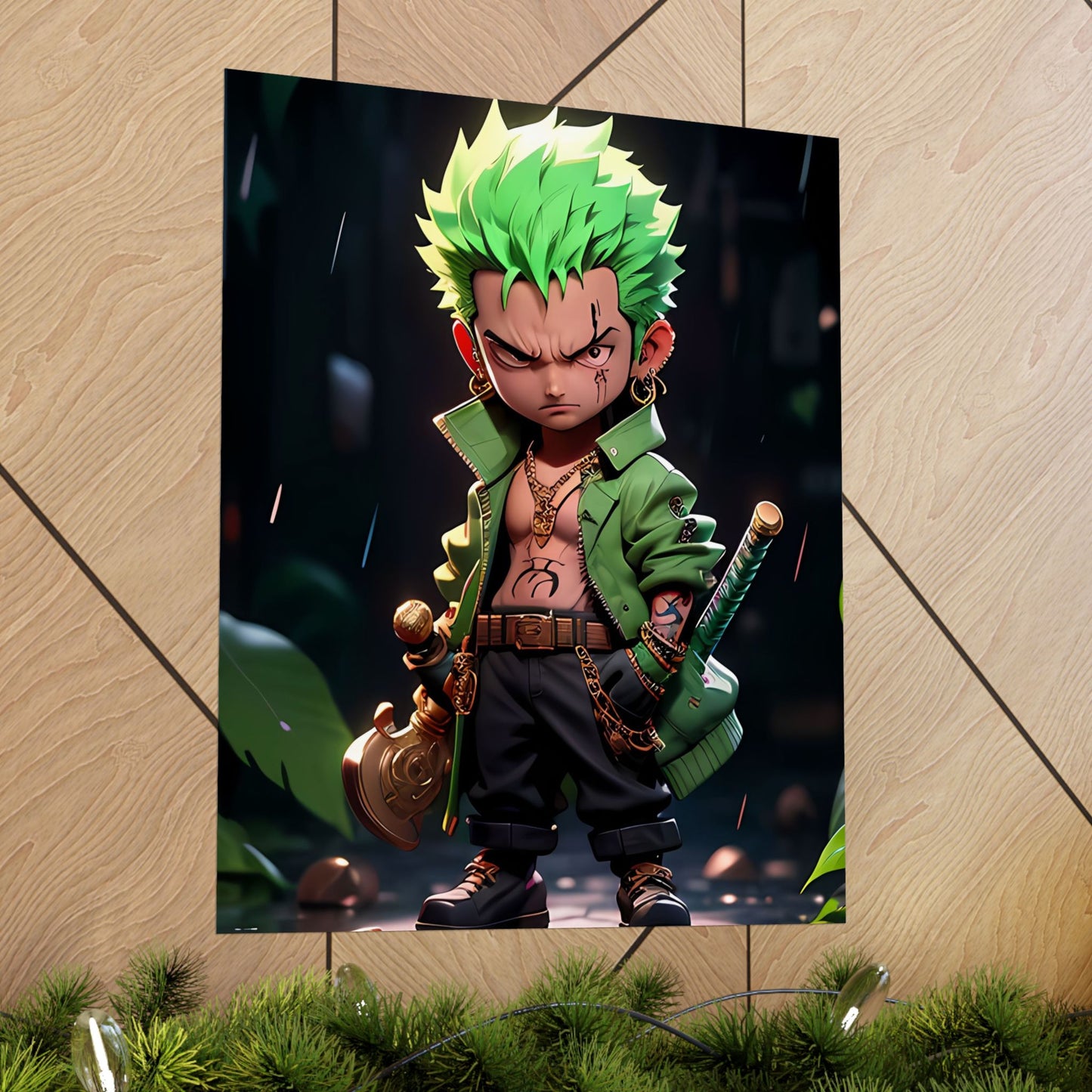Roronoa Zoro 2.5D Matte Vertical Posters
