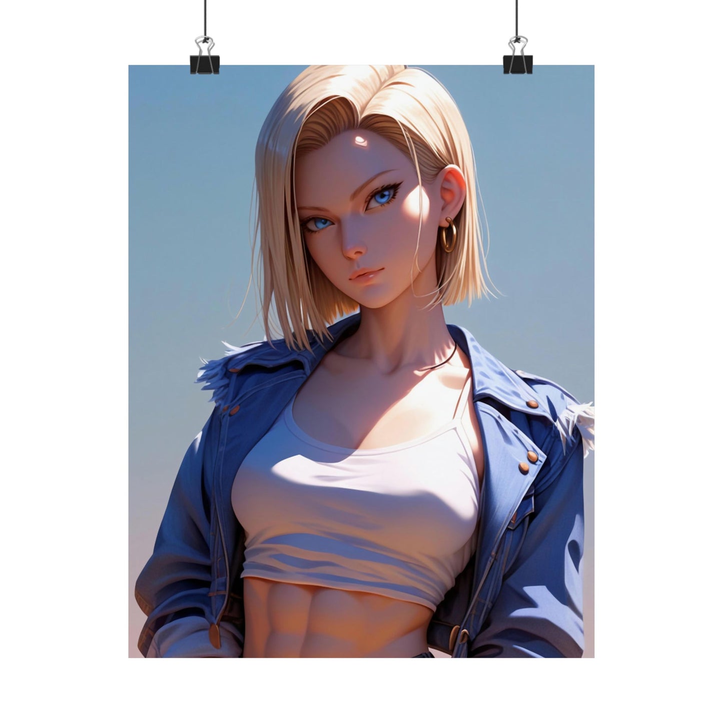 Android 18 002 Vertical Posters