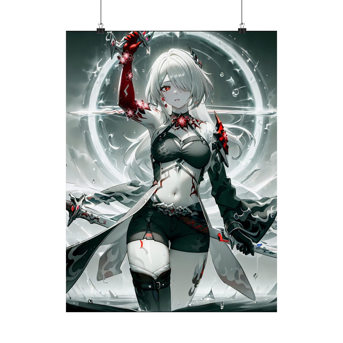 Acheron White 002 Vertical Posters