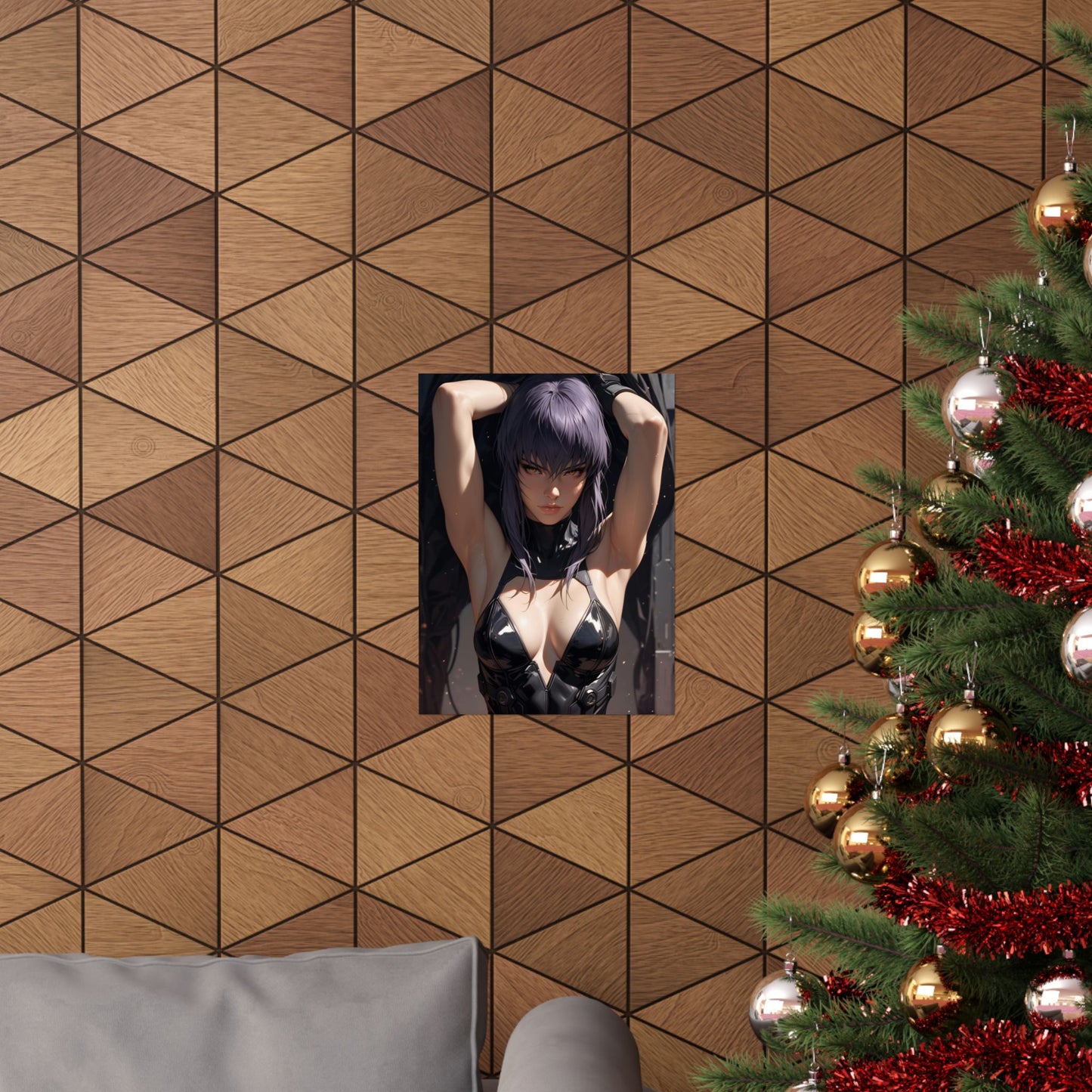 Motoko Kusanagi 003 Vertical Posters