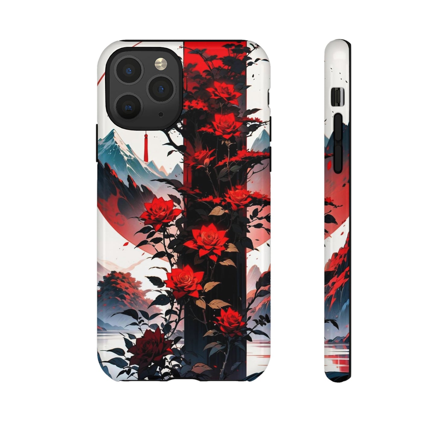 Crimson Bloom Tough Cases