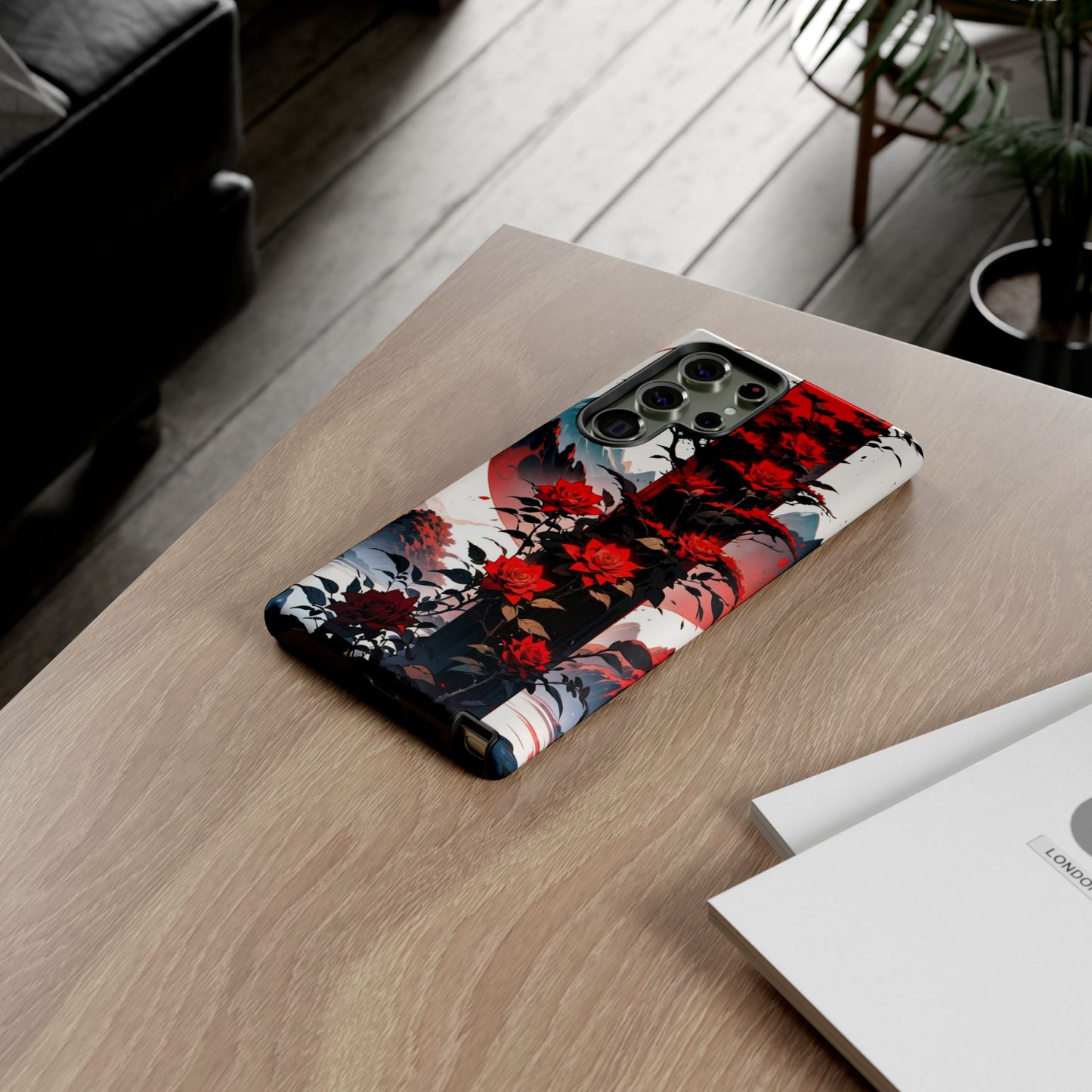 Crimson Bloom Tough Cases