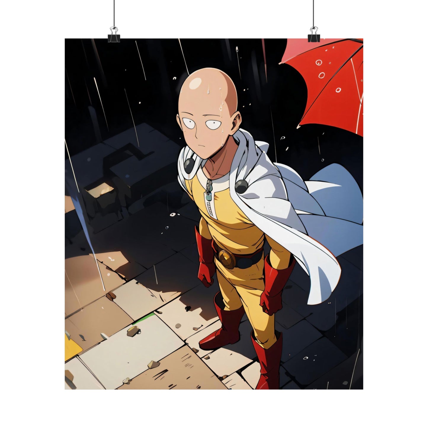 Saitama 001 Matte Vertical Posters