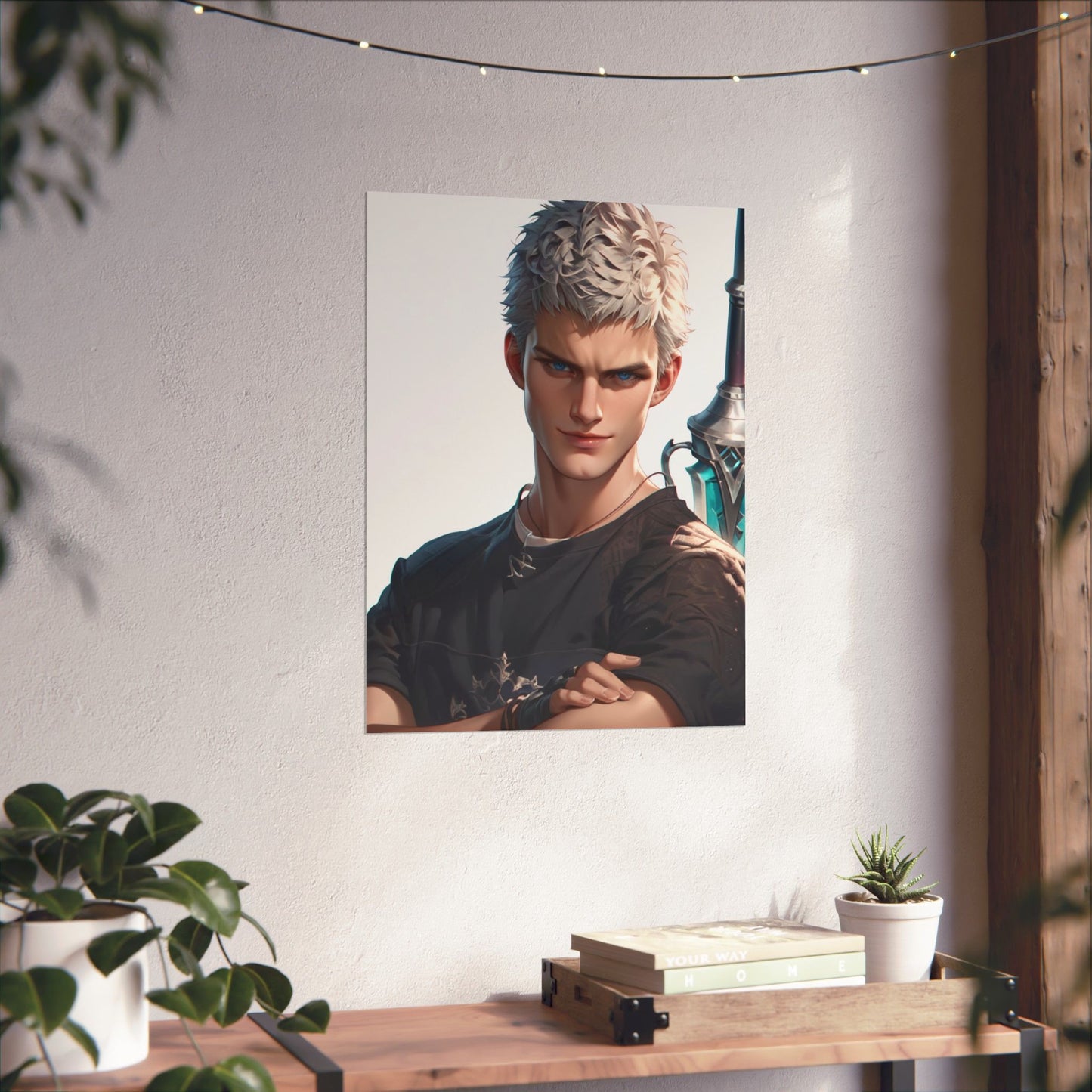 Nero 001 Vertical Posters