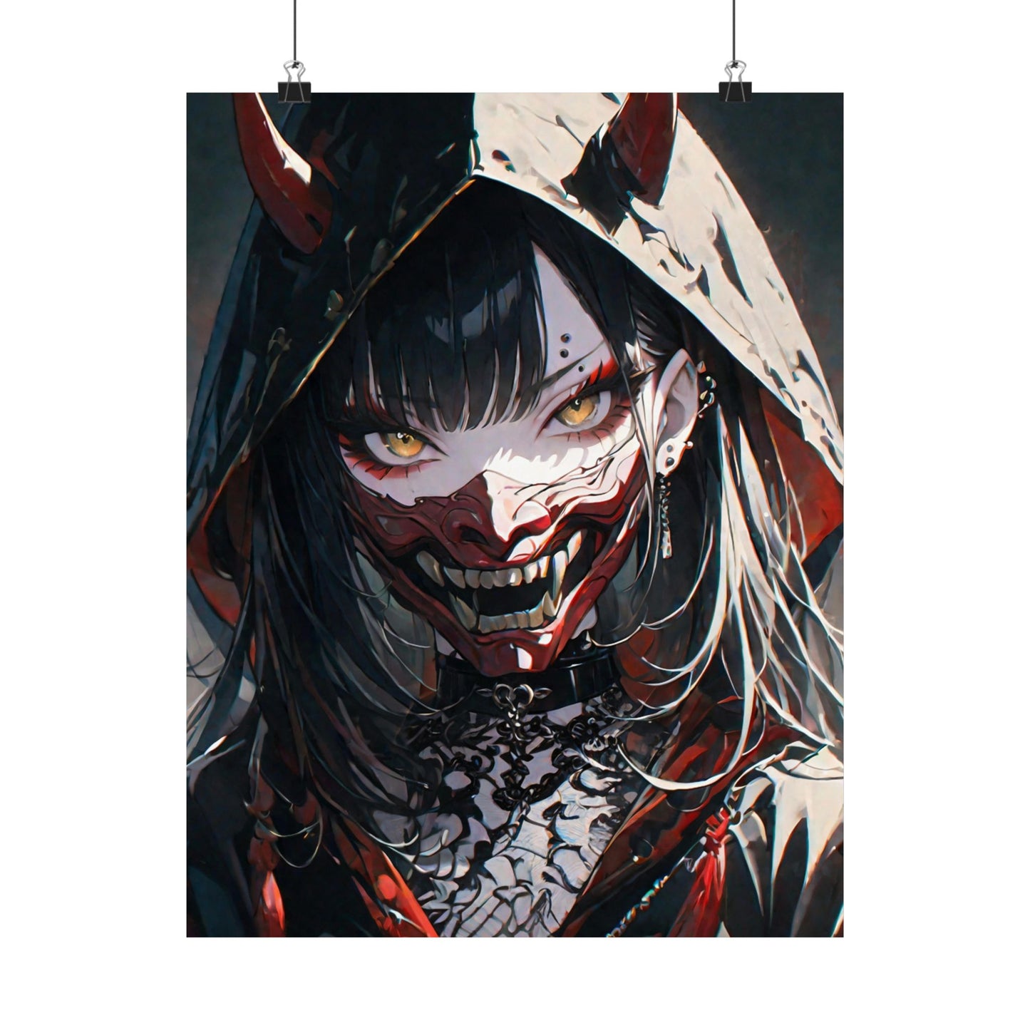 Oni Under Hood Vertical Posters