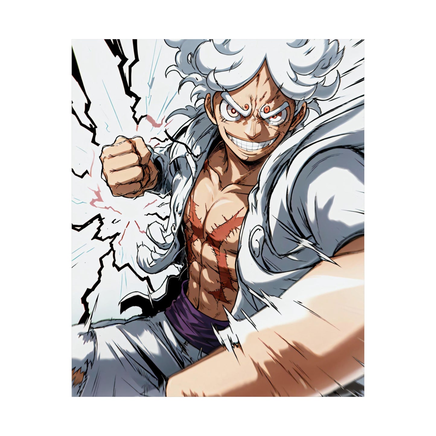 Monkey D. Luffy 001 Matte Vertical Posters