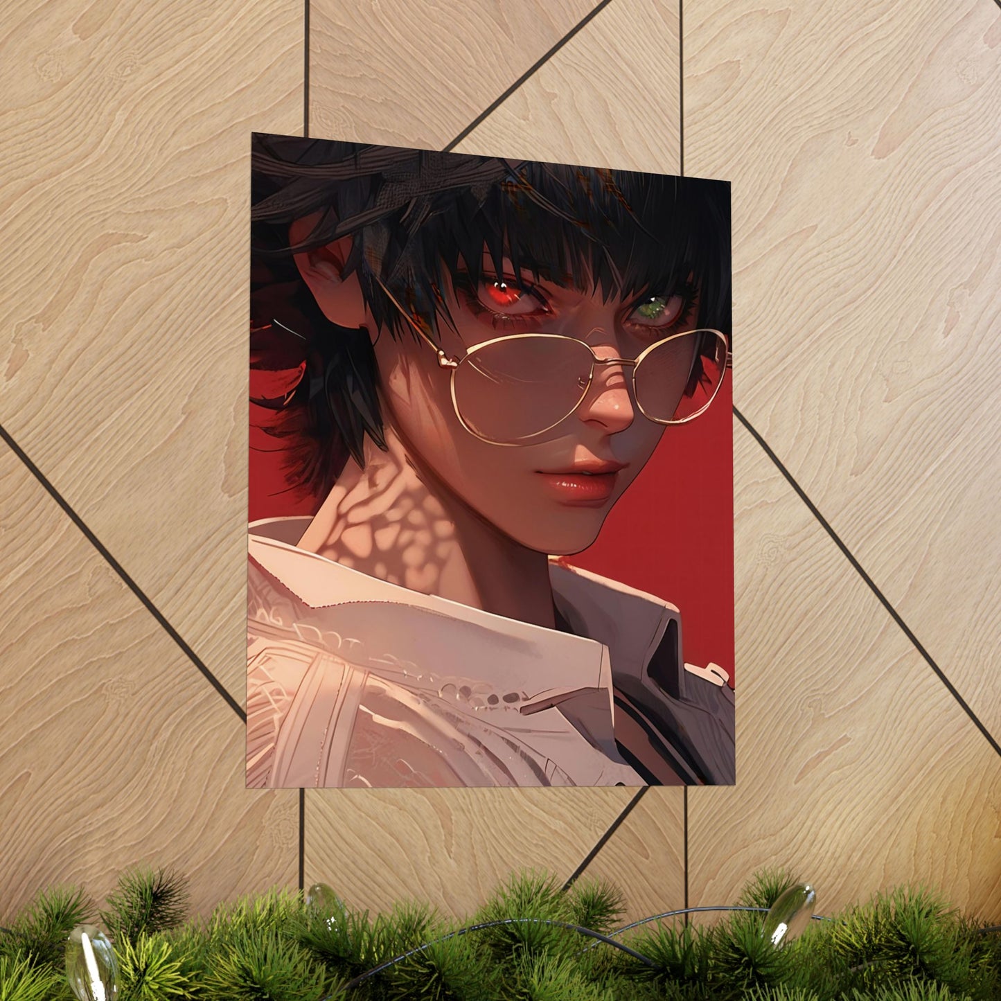 Lady 001 Vertical Posters