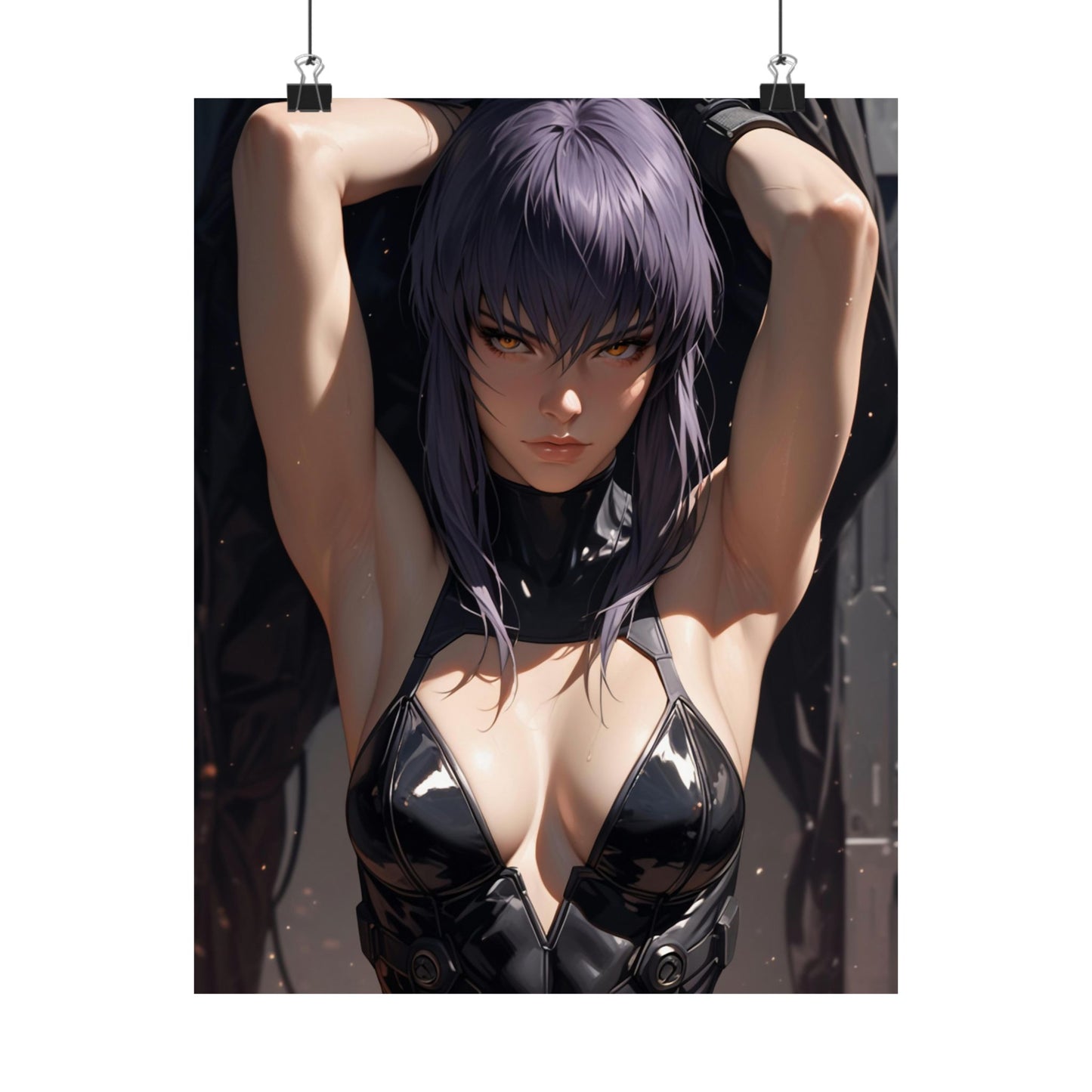 Motoko Kusanagi 003 Vertical Posters
