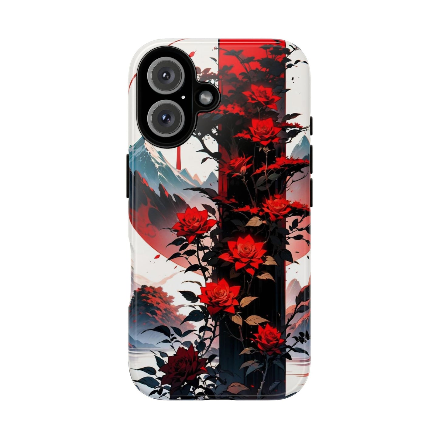Crimson Bloom Tough Cases