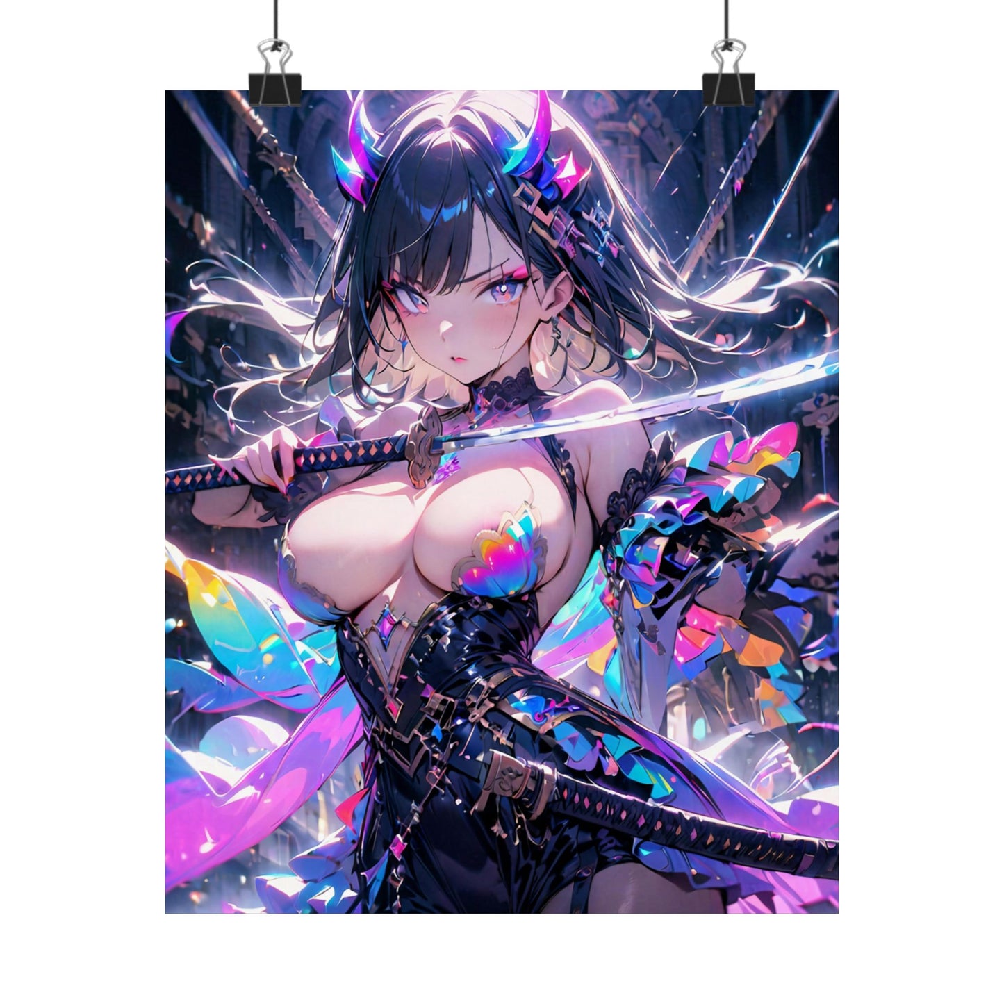 Luminous Allure Vertical Posters