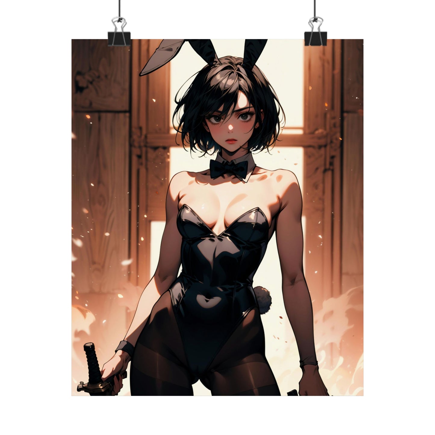 Mikasa 001 Matte Vertical Posters