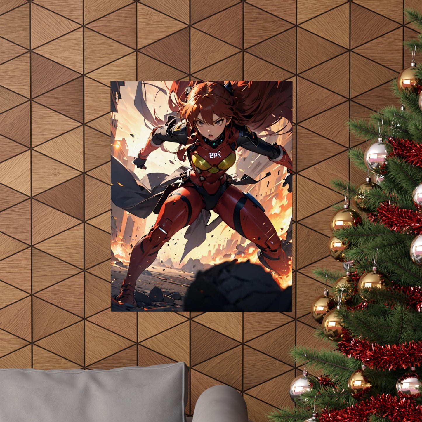Asuka Soryu 002 Matte Vertical Posters