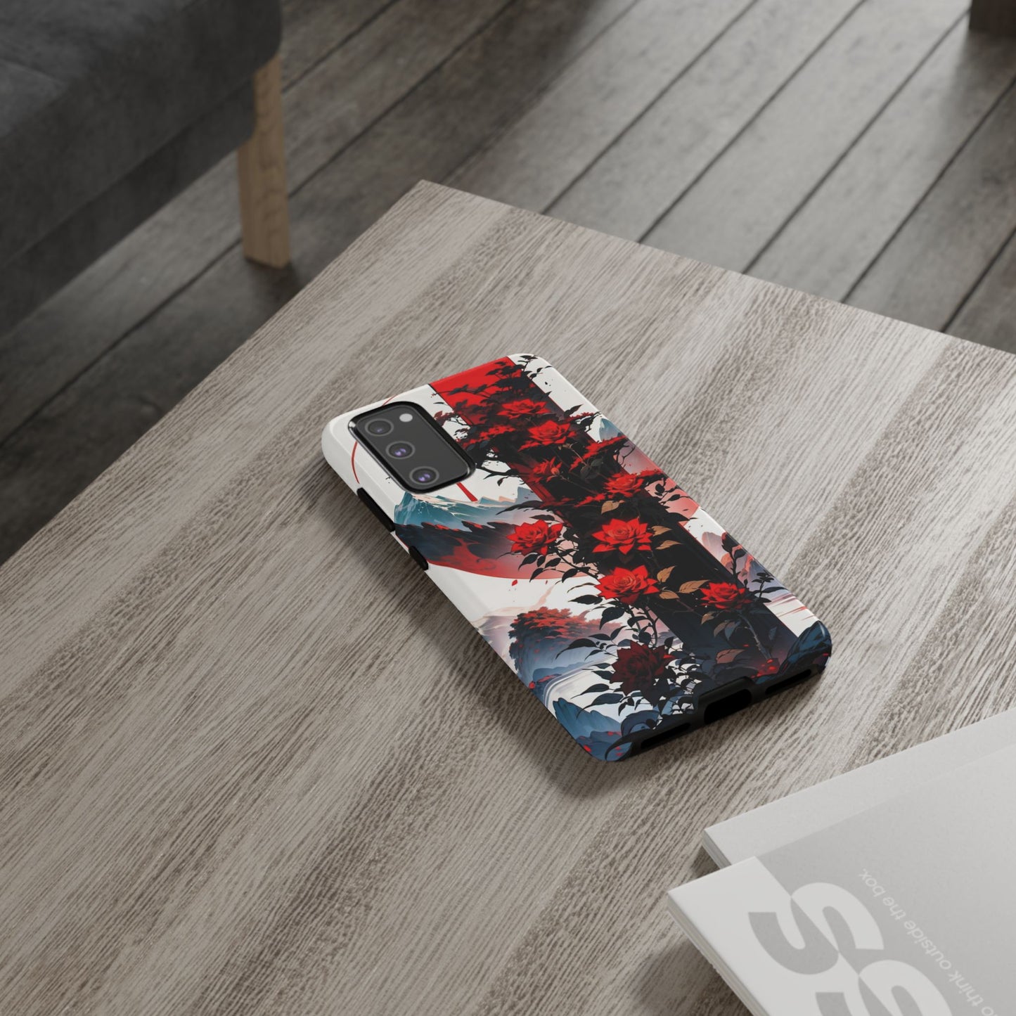 Crimson Bloom Tough Cases