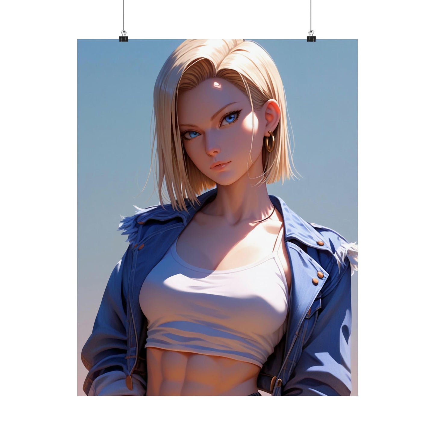 Android 18 002 Vertical Posters
