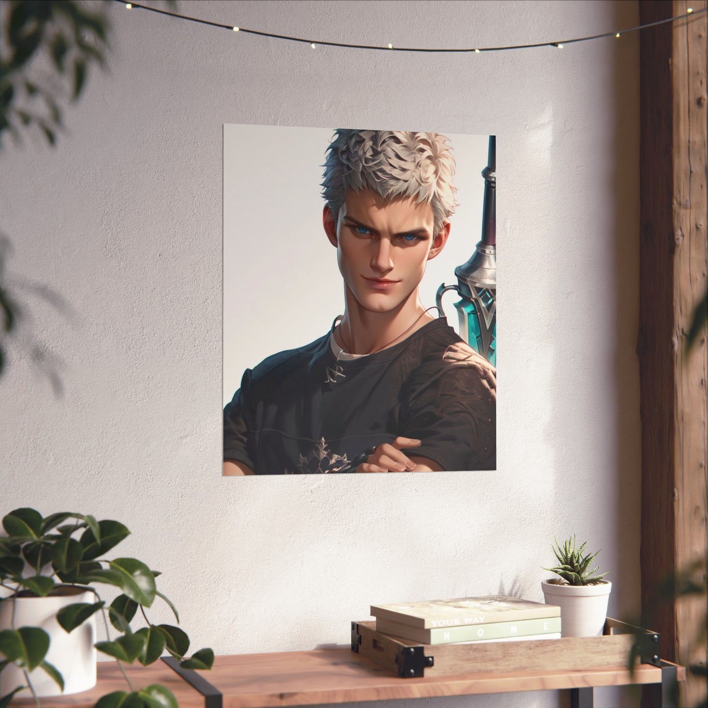 Nero 001 Vertical Posters