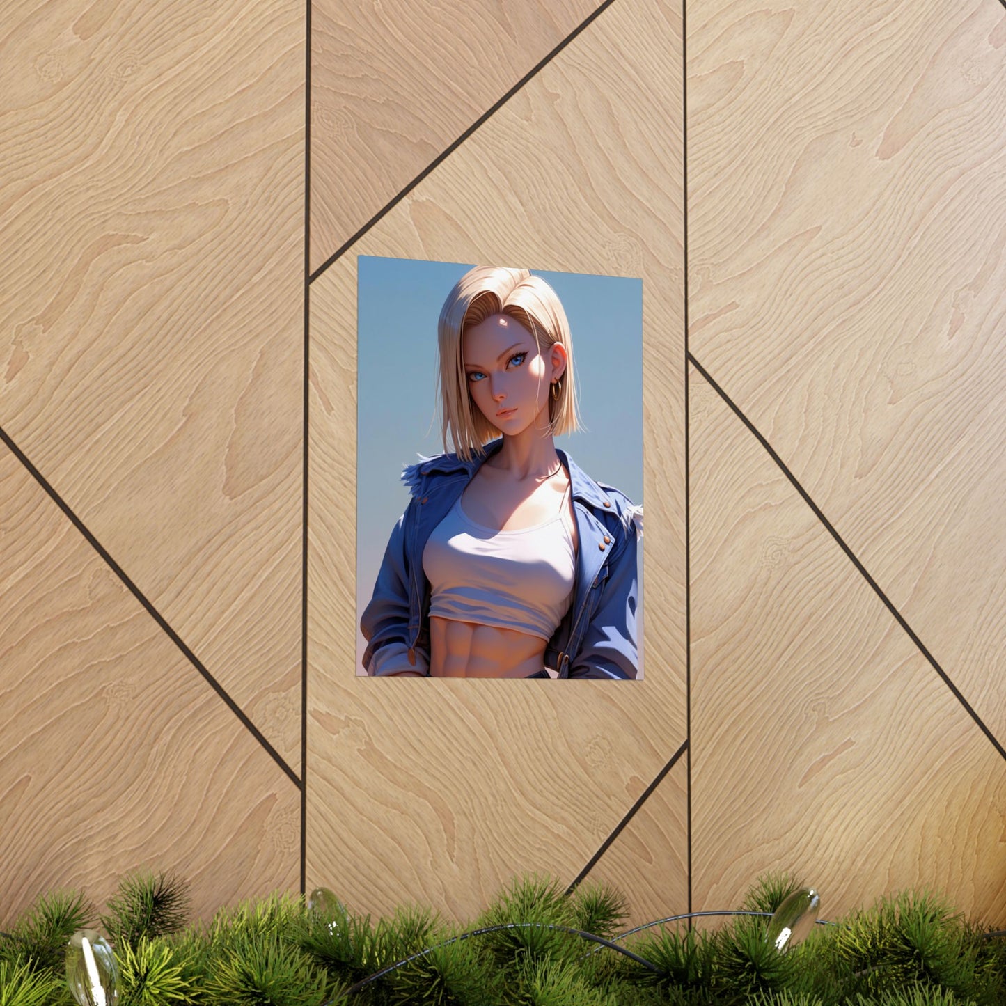 Android 18 002 Vertical Posters