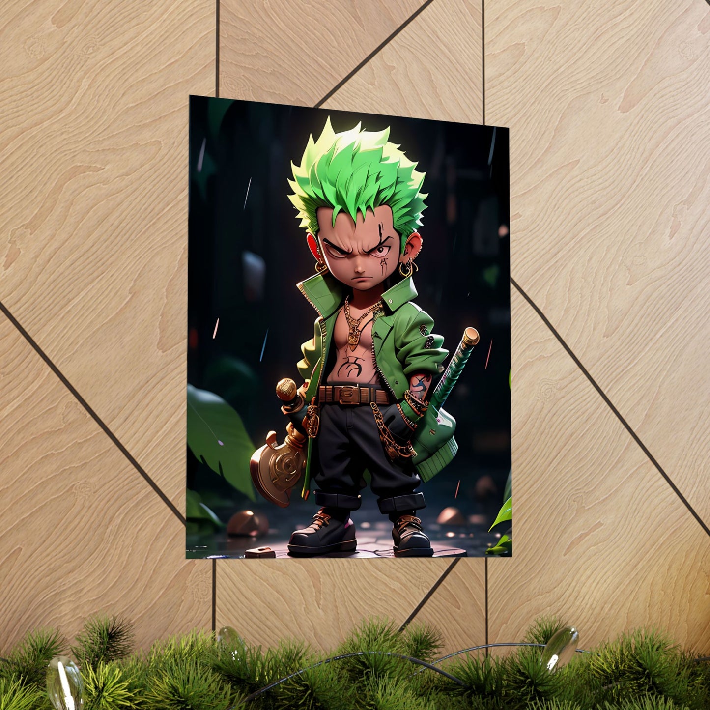 Roronoa Zoro 2.5D Matte Vertical Posters