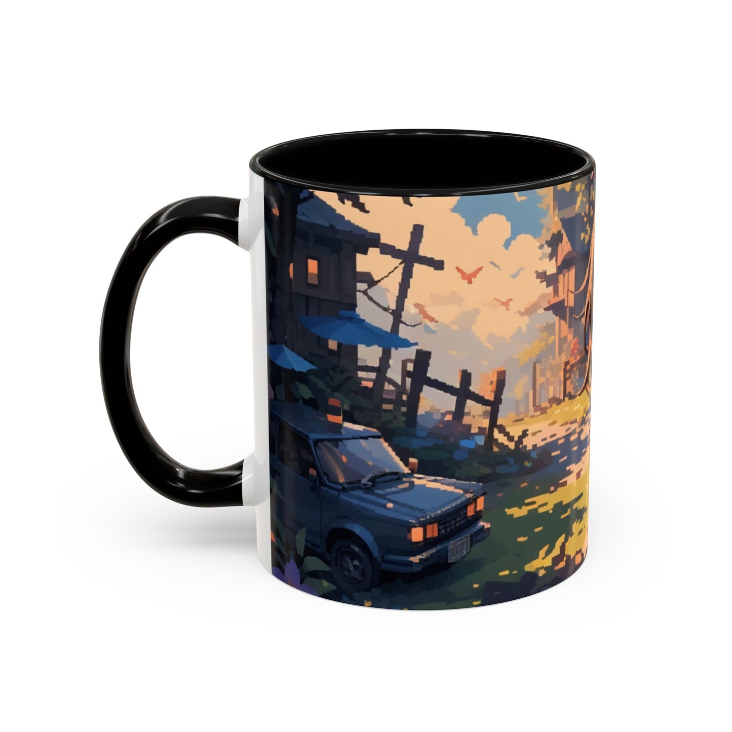 Pixely Chibi Tifa Coffee Mug