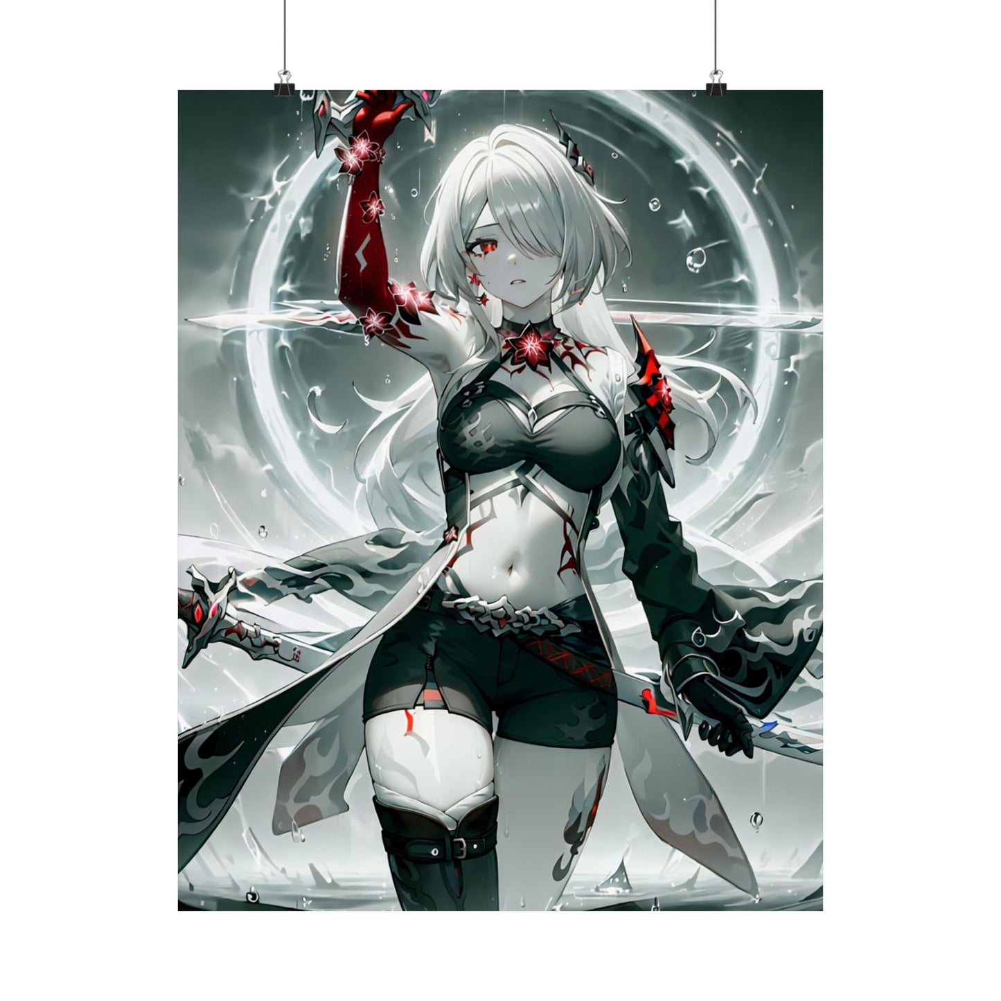 Acheron White 002 Vertical Posters