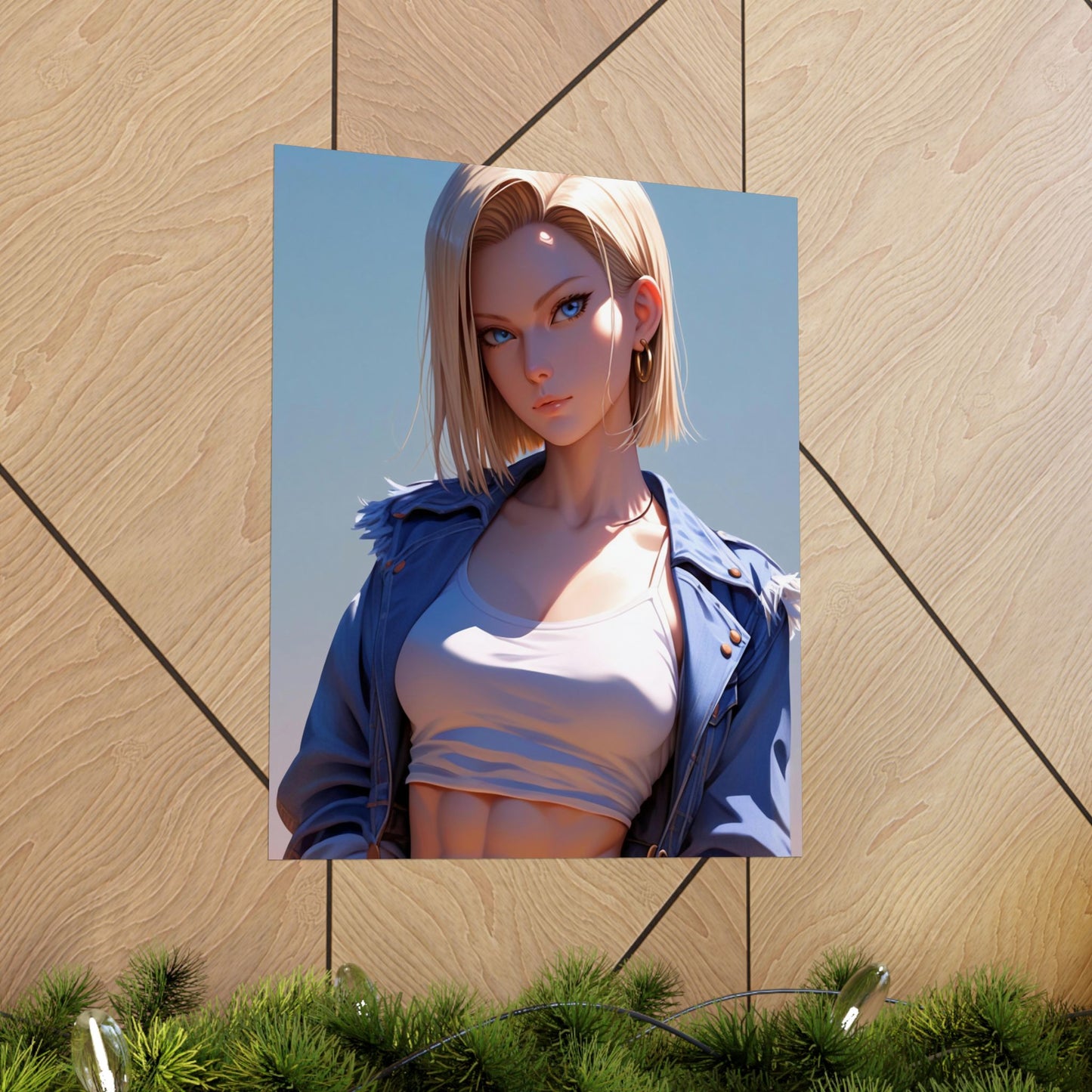 Android 18 002 Vertical Posters