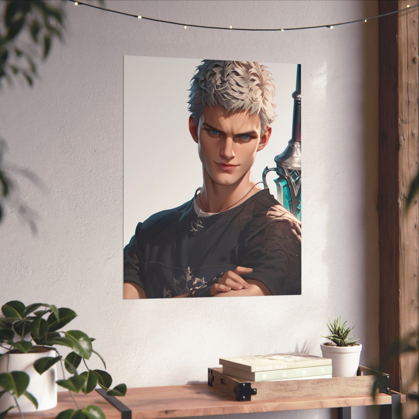Nero 001 Vertical Posters