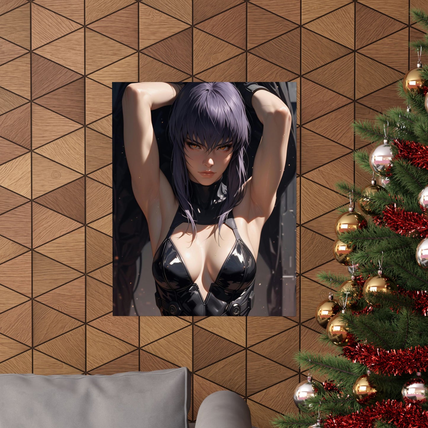 Motoko Kusanagi 003 Vertical Posters