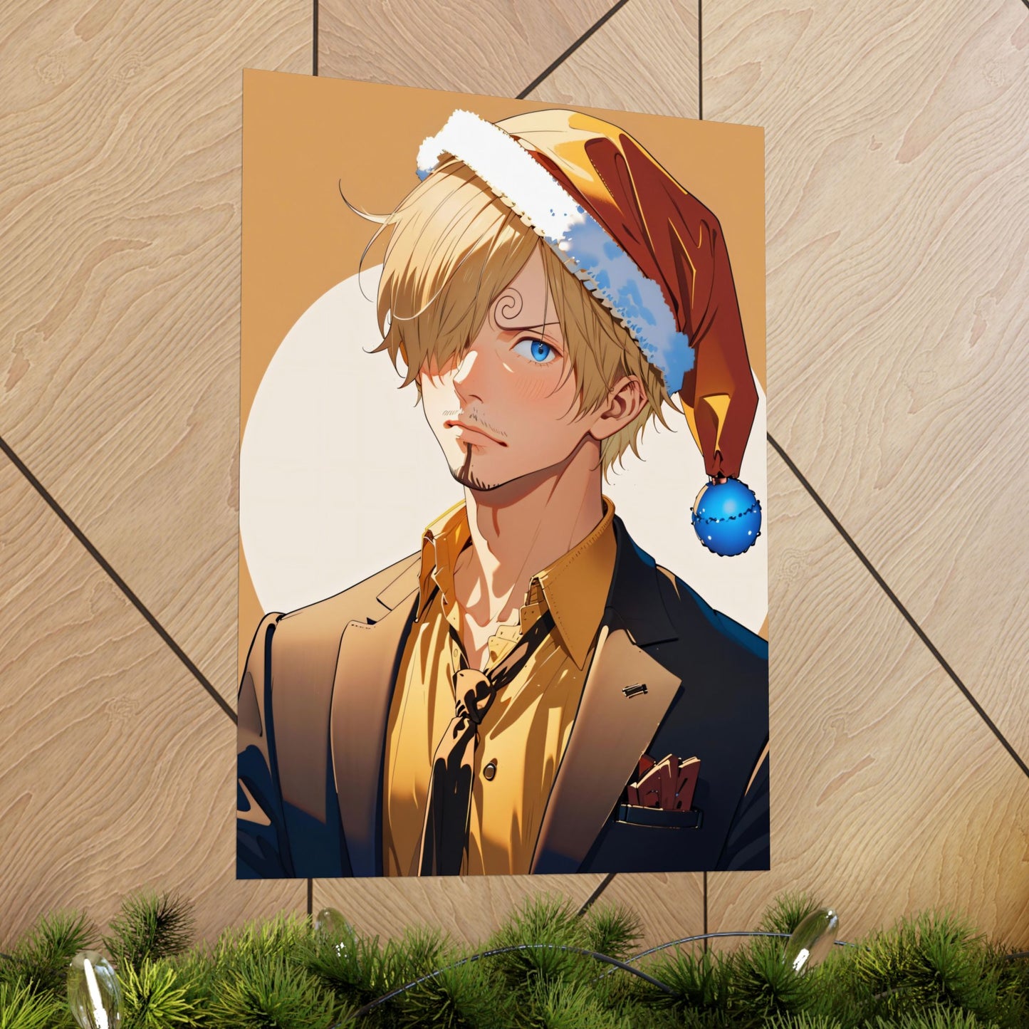 Santa Sanji Matte Vertical Posters