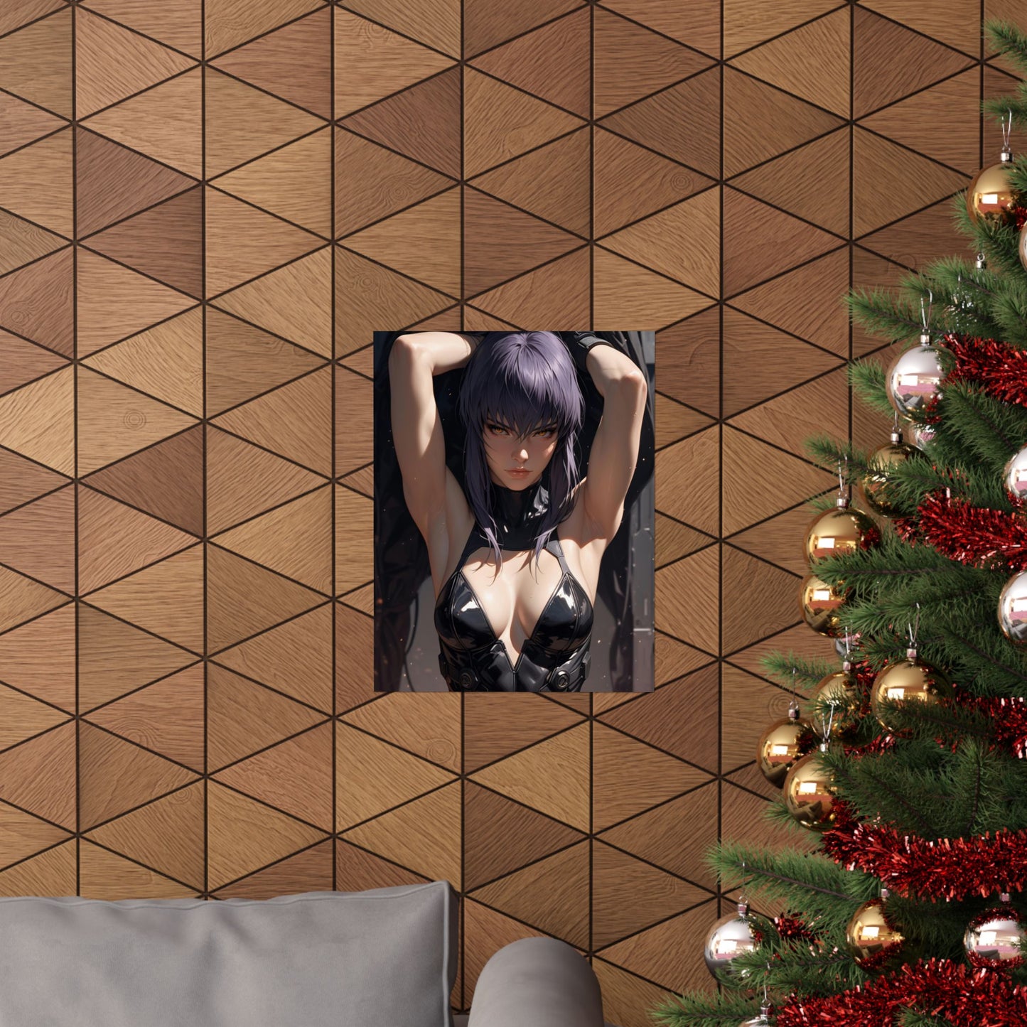 Motoko Kusanagi 003 Vertical Posters