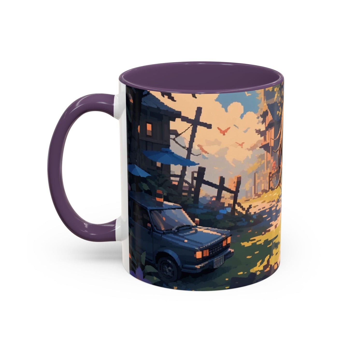 Pixely Chibi Tifa Coffee Mug