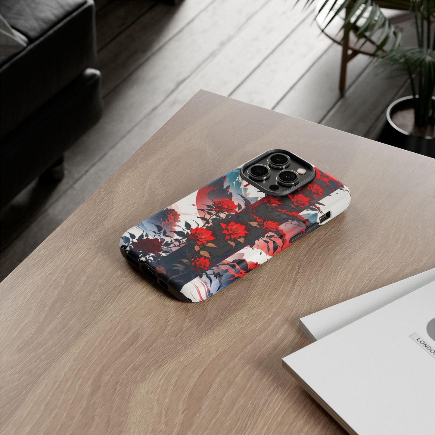 Crimson Bloom Tough Cases