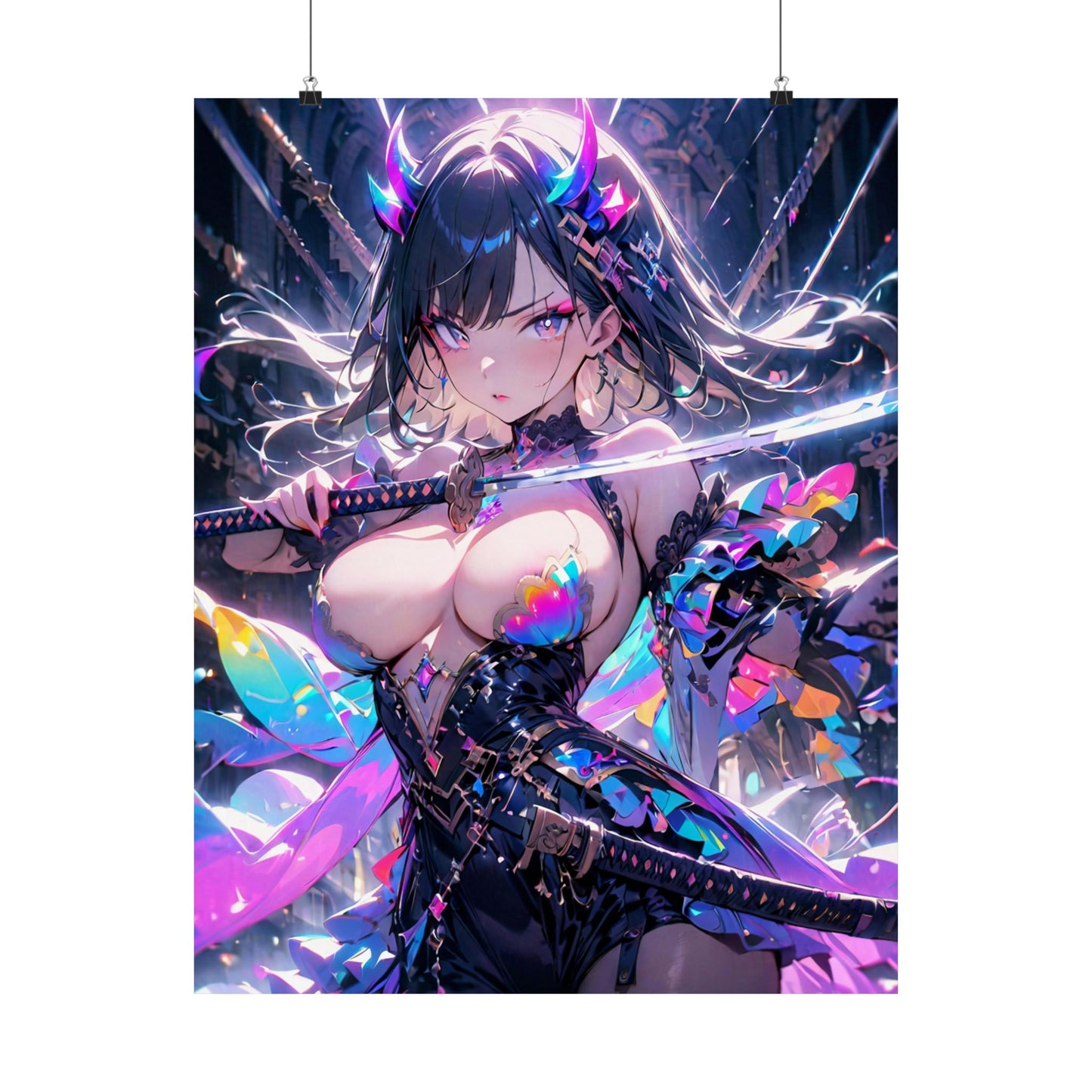 Luminous Allure Vertical Posters