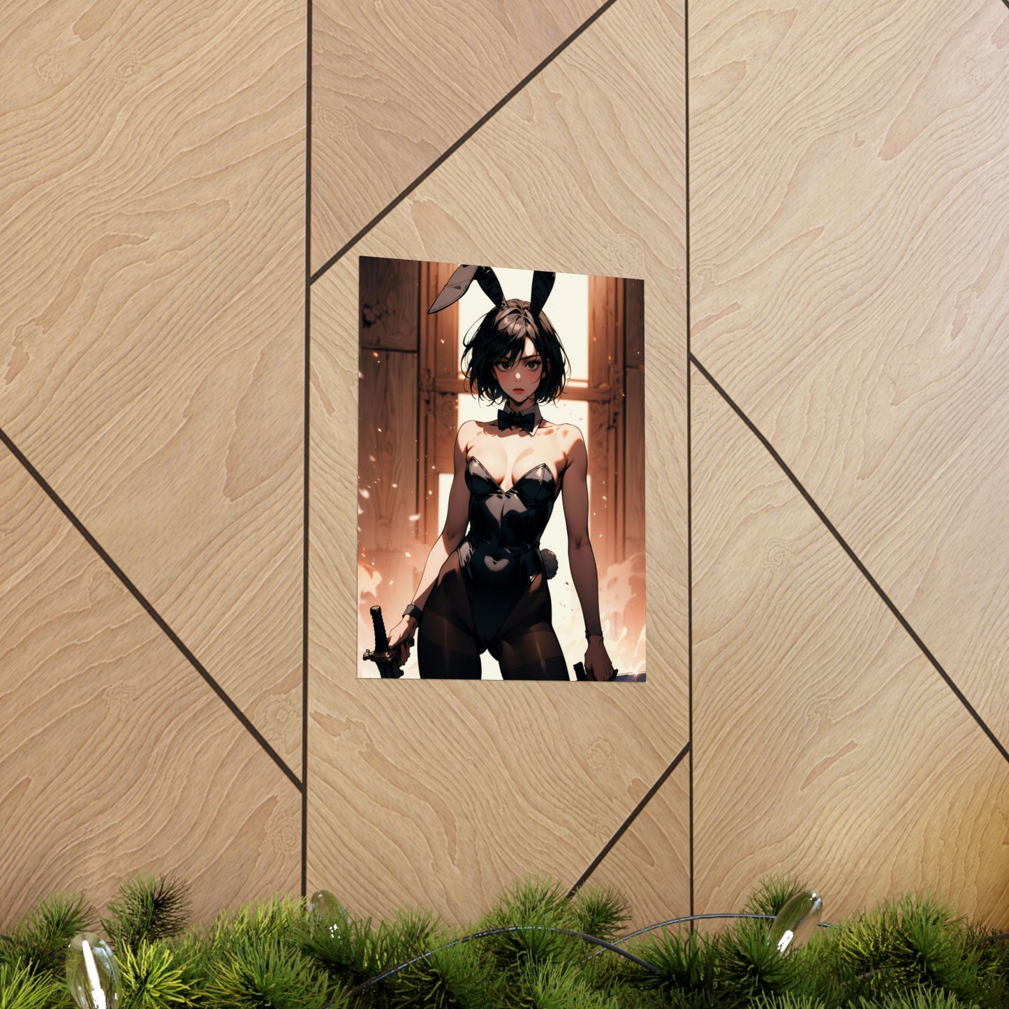 Mikasa 001 Matte Vertical Posters