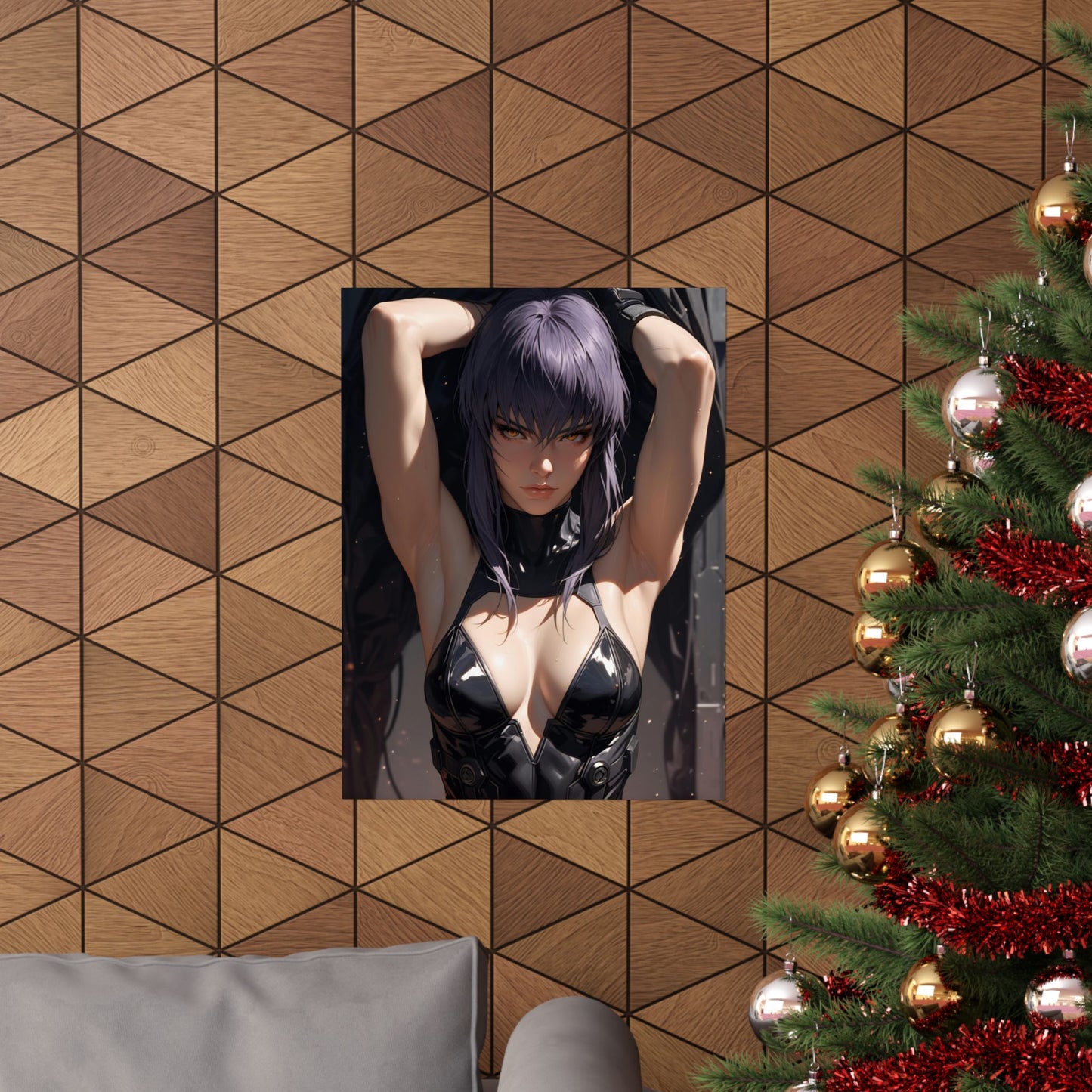 Motoko Kusanagi 003 Vertical Posters