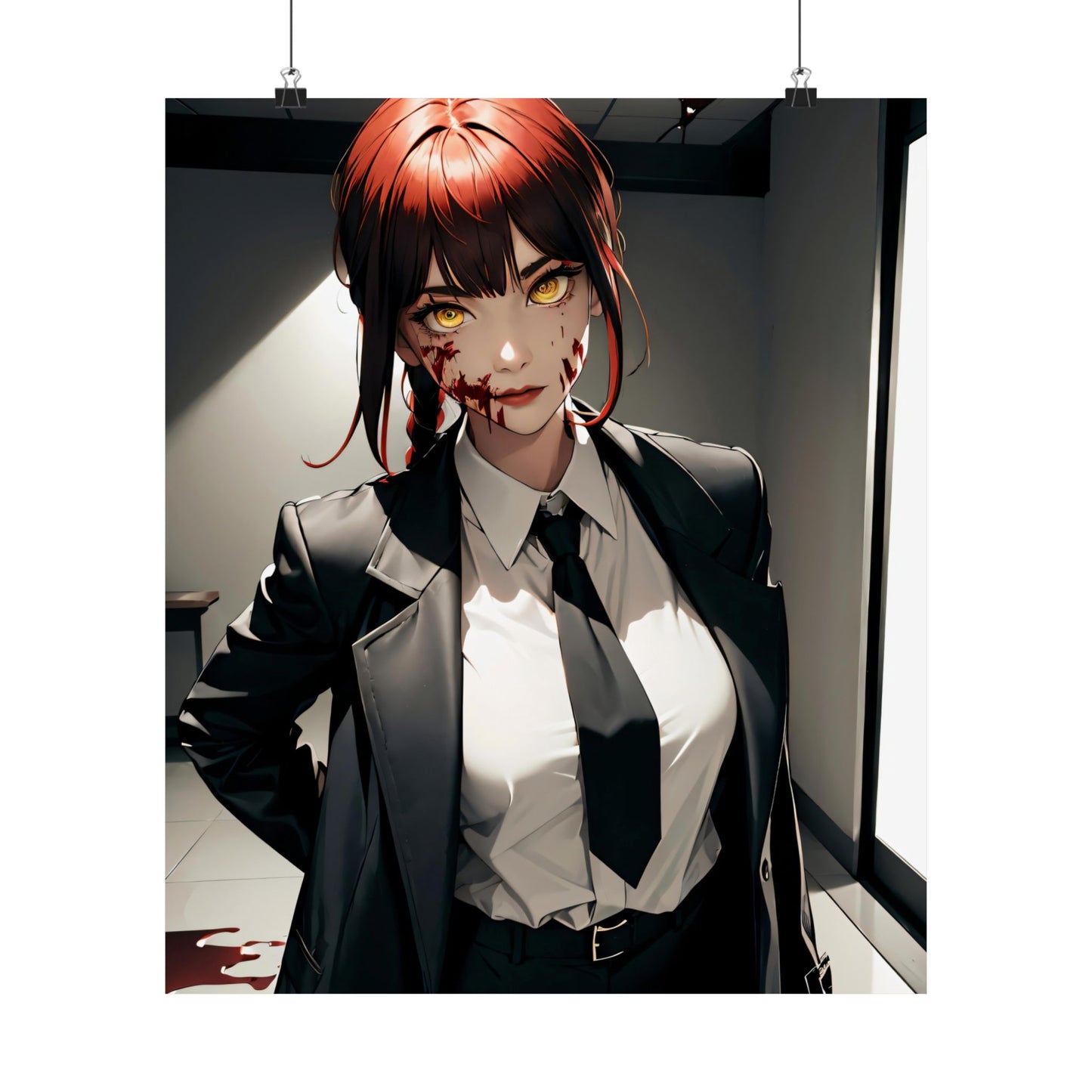 Makima 001 Matte Vertical Posters