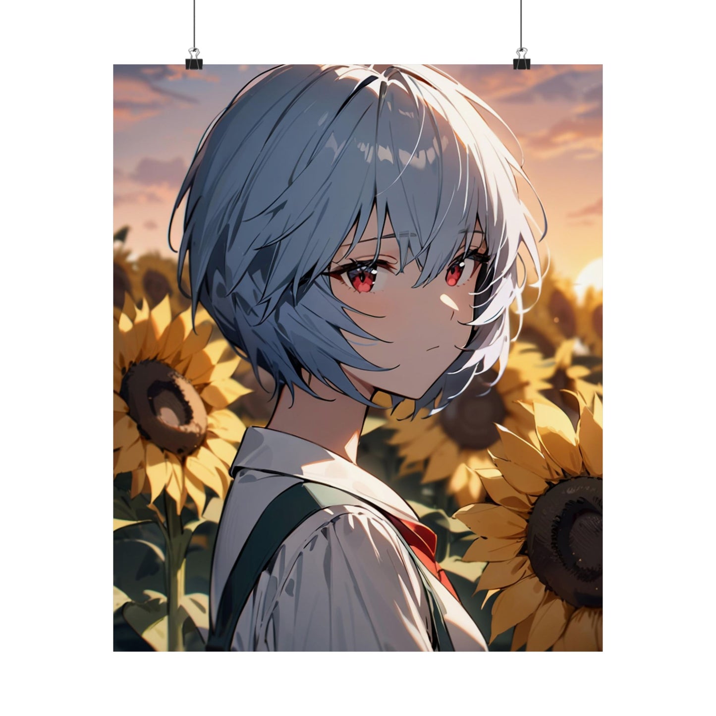 Rei Ayanami 001 Vertical Posters