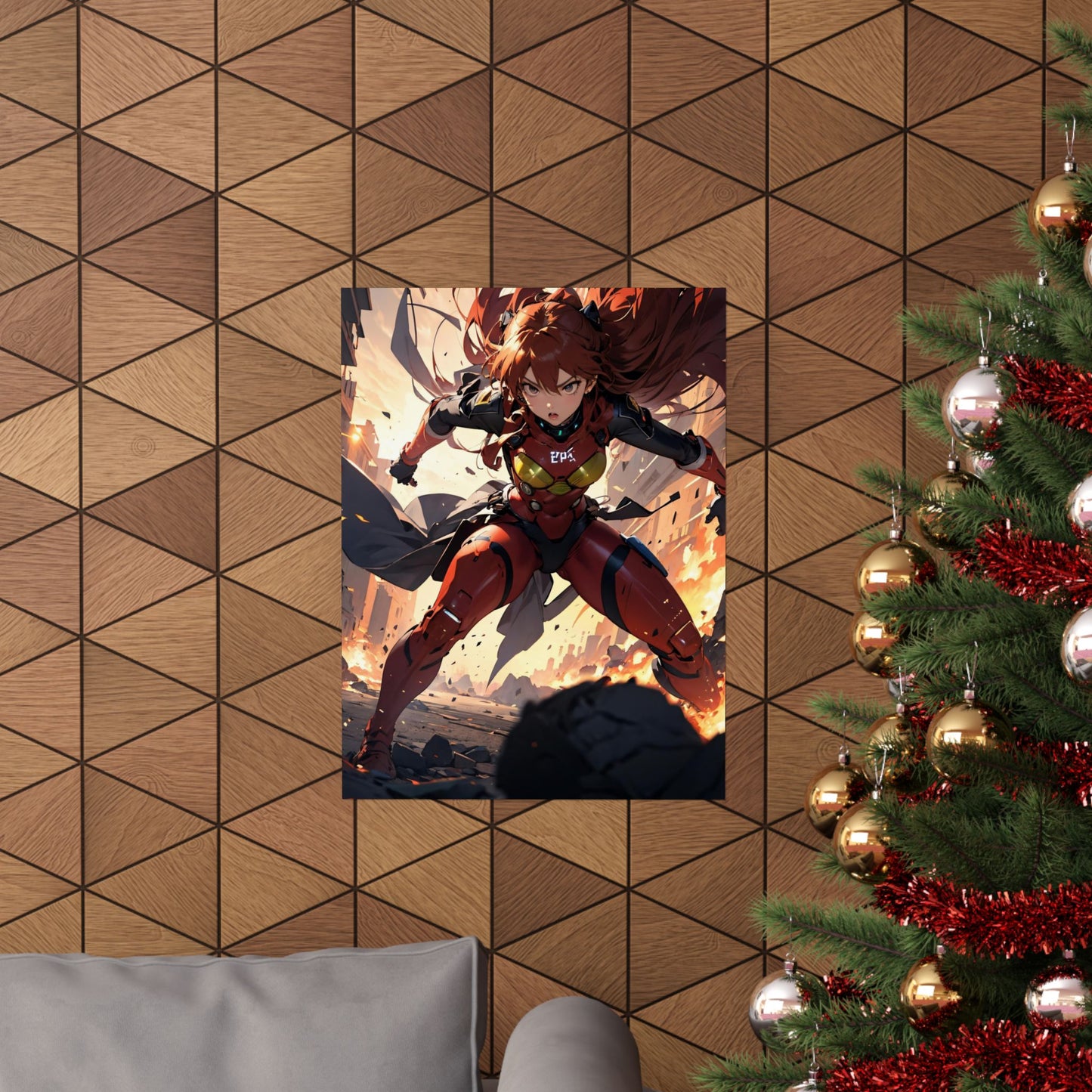 Asuka Soryu 002 Matte Vertical Posters