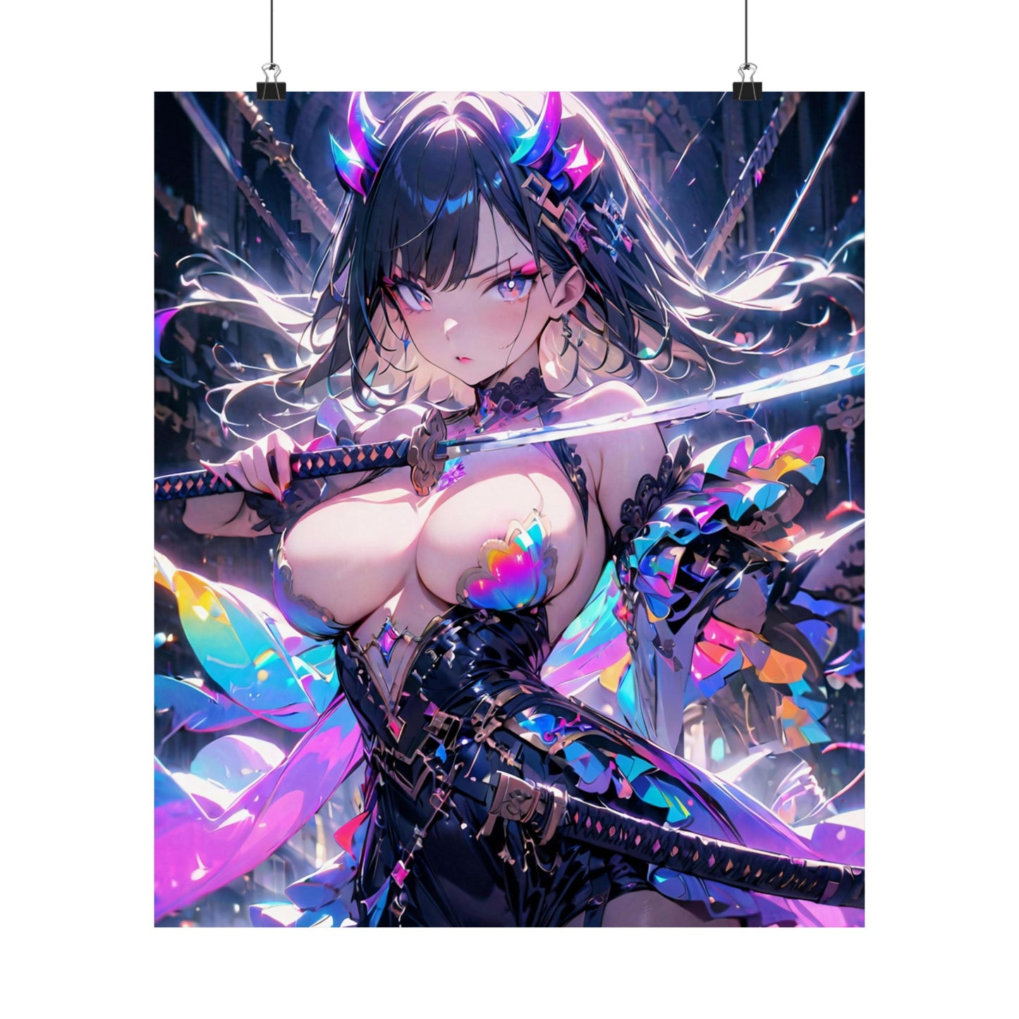 Luminous Allure Vertical Posters