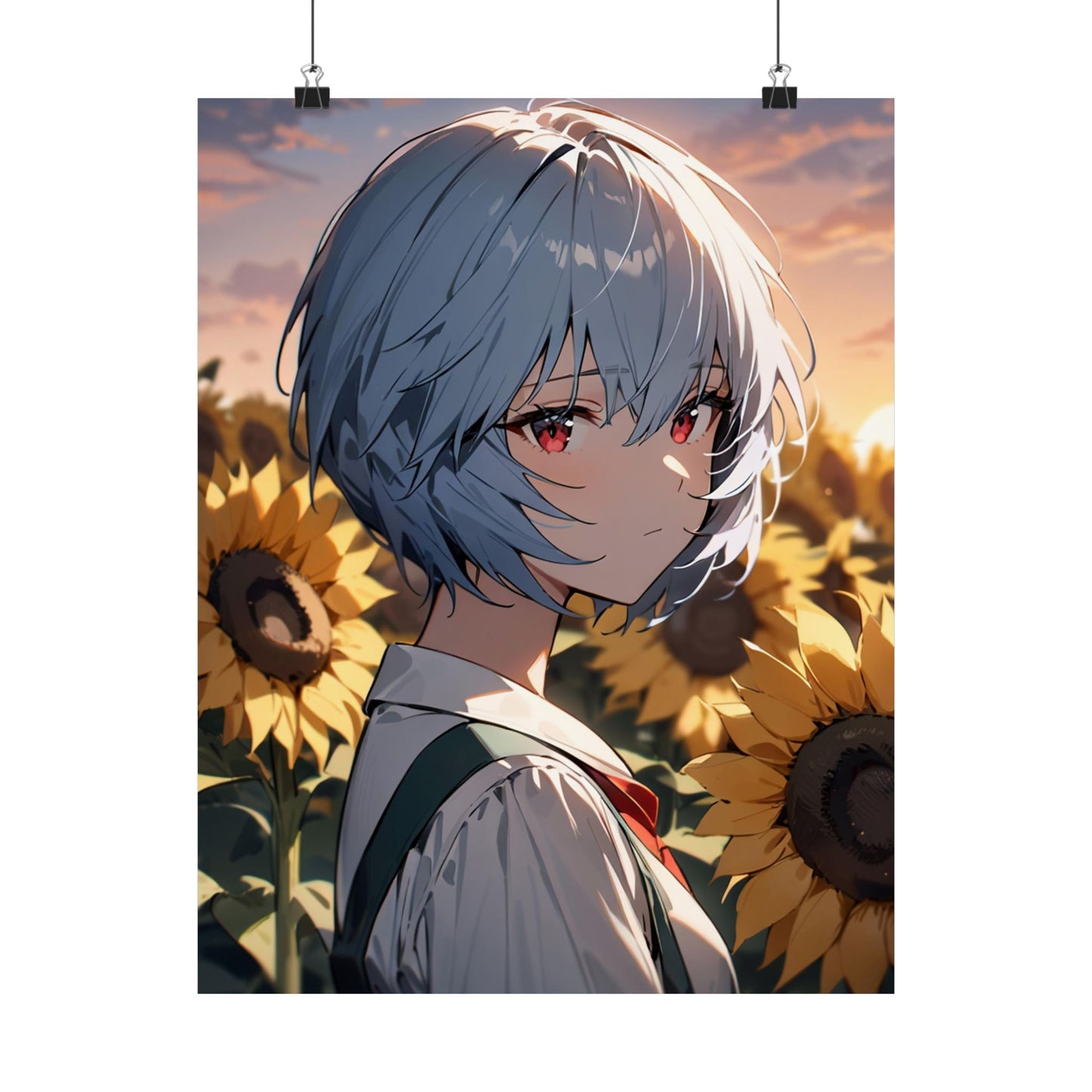 Rei Ayanami 001 Vertical Posters