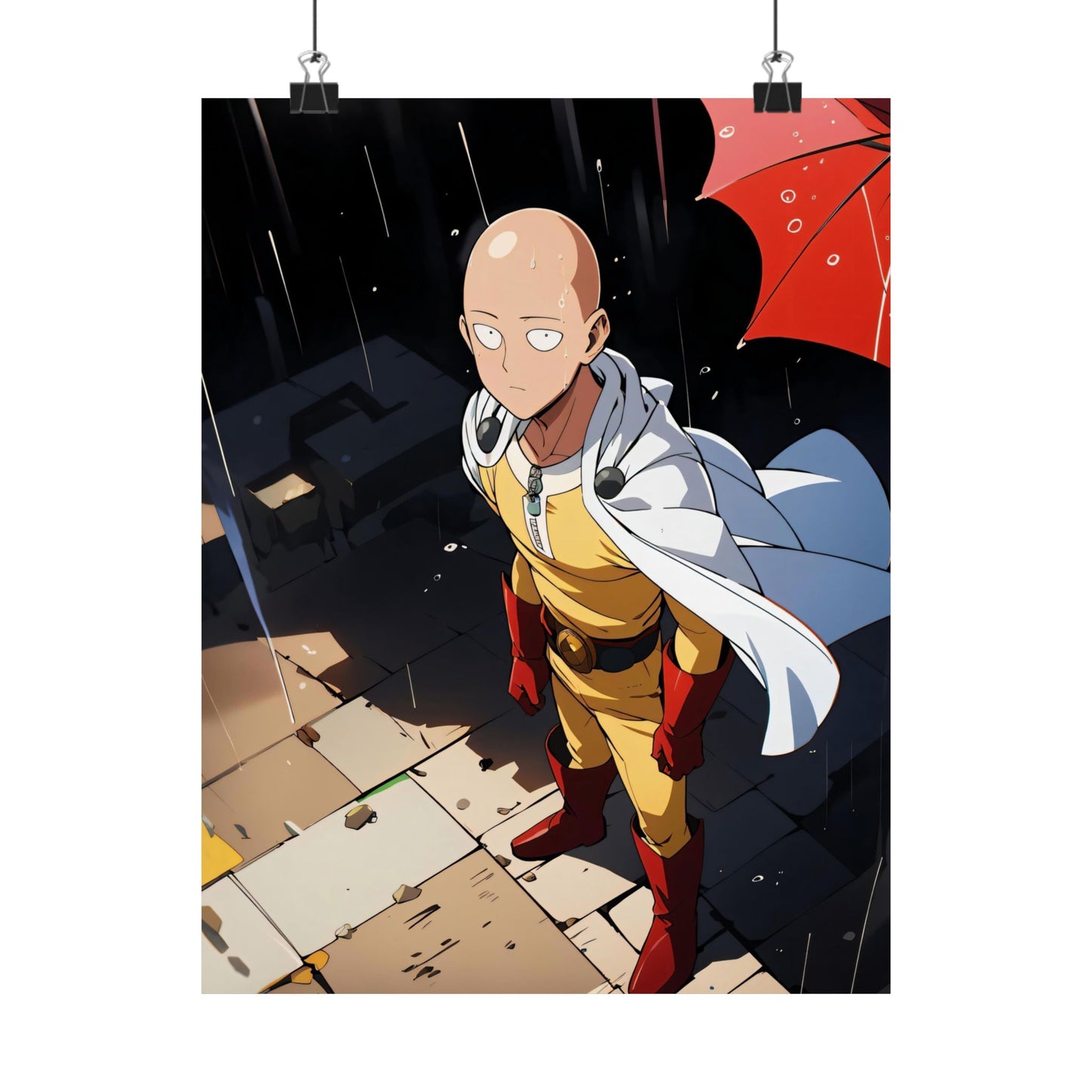Saitama 001 Matte Vertical Posters