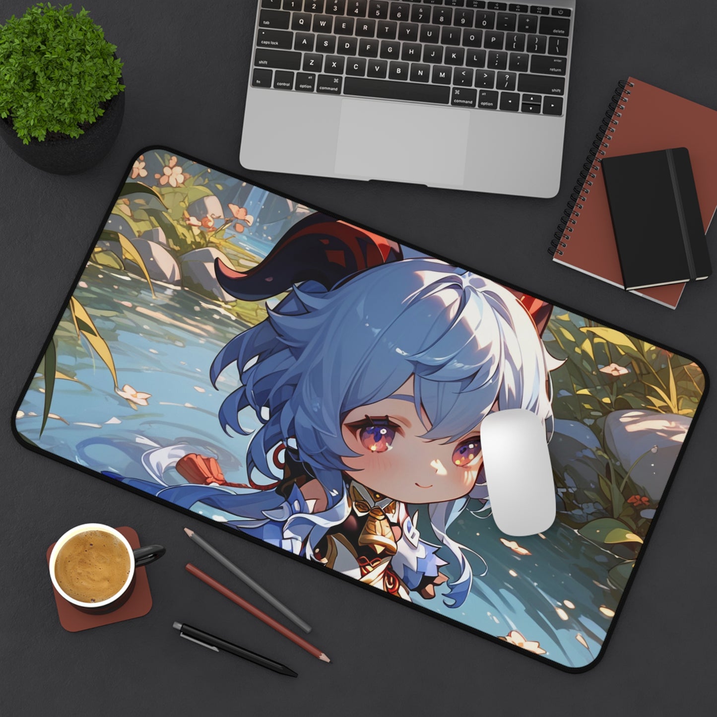 Chibi Ganyu Desk Mat